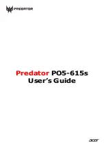 Acer Predator PO5-615s User Manual предпросмотр