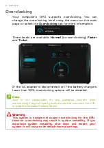 Preview for 40 page of Acer PREDATOR TRITON 700 User Manual