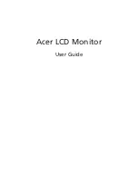 Предварительный просмотр 1 страницы Acer Predator X252Qbmiprz User Manual