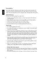 Предварительный просмотр 4 страницы Acer Predator X252Qbmiprz User Manual