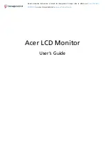 Предварительный просмотр 1 страницы Acer Predator XB253QGW User Manual