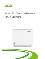 Acer ProDock User Manual предпросмотр