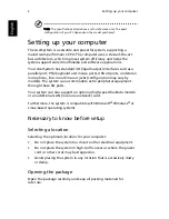 Предварительный просмотр 15 страницы Acer PW.SH0E2.011 User Manual