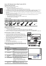 Предварительный просмотр 1 страницы Acer R240HYbidx Quick Start Manual