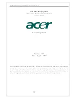 Acer RAID Ready Systems User Manual preview