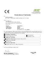 Предварительный просмотр 9 страницы Acer RG270 User Manual