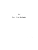 Предварительный просмотр 1 страницы Acer RL70 Service Manual