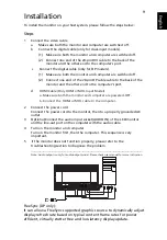 Предварительный просмотр 21 страницы Acer RT280K User Manual