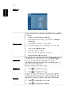 Предварительный просмотр 28 страницы Acer S1210 Series User Manual