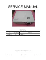 Preview for 1 page of Acer S1370WHn Series Service Manual