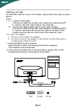 Предварительный просмотр 13 страницы Acer S182HL User Manual