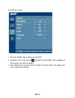 Предварительный просмотр 21 страницы Acer S190HQL User Manual