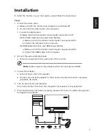 Предварительный просмотр 19 страницы Acer S235HL User Manual