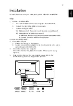 Предварительный просмотр 19 страницы Acer S273HL User Manual