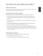 Предварительный просмотр 3 страницы Acer S275HL User Manual