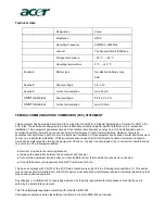 Предварительный просмотр 2 страницы Acer SD-9080 Product Manual