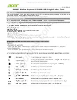 Acer SD-9086 Product Manual preview