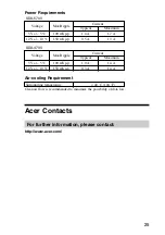 Preview for 25 page of Acer SDX-570V Series User Manual