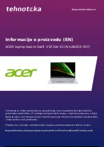 Acer SF314-43 User Manual предпросмотр