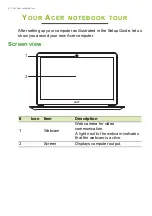 Предварительный просмотр 8 страницы Acer SF314-51 User Manual