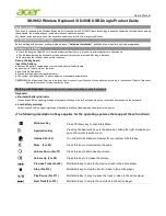 Acer SK-9662 Product Manual preview