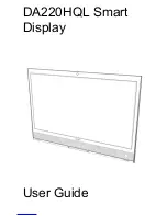 Предварительный просмотр 1 страницы Acer Smart Display DA220HQL User Manual