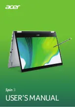 Предварительный просмотр 1 страницы Acer SP113-31 User Manual