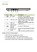 Предварительный просмотр 14 страницы Acer SP113-31 User Manual