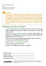 Preview for 1 page of Acer SP114-31 Manual