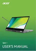 Предварительный просмотр 1 страницы Acer SP314-54N User Manual