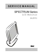 Preview for 1 page of Acer SPECTRUM AL801 Service Manual