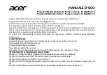 Предварительный просмотр 9 страницы Acer SPORTY-GC1600-R Assembly Instruction Manual