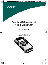 Acer SV-200 User Manual предпросмотр