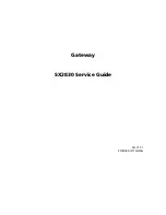 Preview for 1 page of Acer SX2830 Service Manual