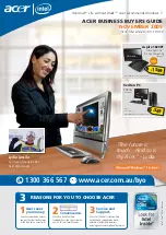 Предварительный просмотр 1 страницы Acer T230H - Bmidh Wide Touch Screen Display Buyer'S Manual