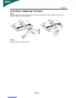 Предварительный просмотр 7 страницы Acer T230H - Bmidh Wide Touch Screen Display User Manual