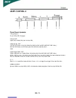 Предварительный просмотр 16 страницы Acer T230H - Bmidh Wide Touch Screen Display User Manual