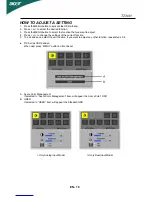 Предварительный просмотр 17 страницы Acer T230H - Bmidh Wide Touch Screen Display User Manual