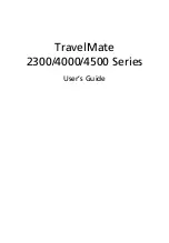 Acer TravelMate 2300 Series User Manual preview