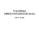 Acer TravelMate 2400 User Manual предпросмотр