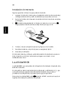 Preview for 58 page of Acer TravelMate 2420 (Spanish) Guía Del Usuario