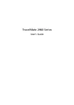 Acer TravelMate 2460 User Manual preview