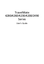 Preview for 1 page of Acer TravelMate 2490 User Manual