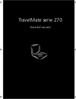 Acer TravelMate 270 series (Spanish) Guía Del Usuario предпросмотр