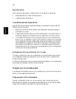 Preview for 90 page of Acer TravelMate 3030 Series Guía Del Usuario