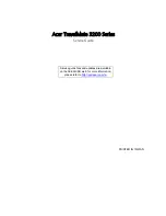 Acer TravelMate 3200 Series Service Manual предпросмотр