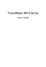 Acer TravelMate 4010 Series User Manual preview