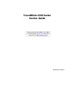 Acer TravelMate 4200 Series Service Manual preview