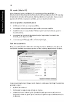 Preview for 20 page of Acer TravelMate 4670 (French) Manuel D'Utilisation