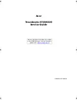 Acer TravelMate 4720 Series Service Manual preview